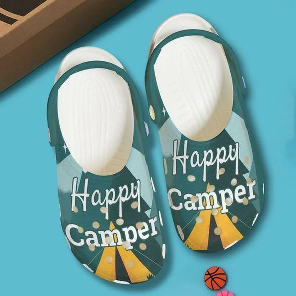 Happy Campers Personalized 7 Gift For Lover Rubber Crocs Clog