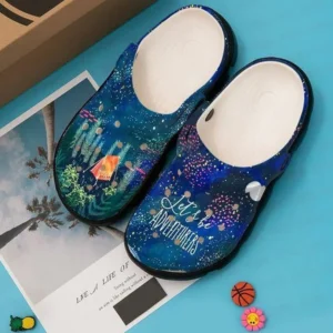 Happy Tropical Forest Campers Personalized 8 Gift For Lover Rubber Crocs Clog