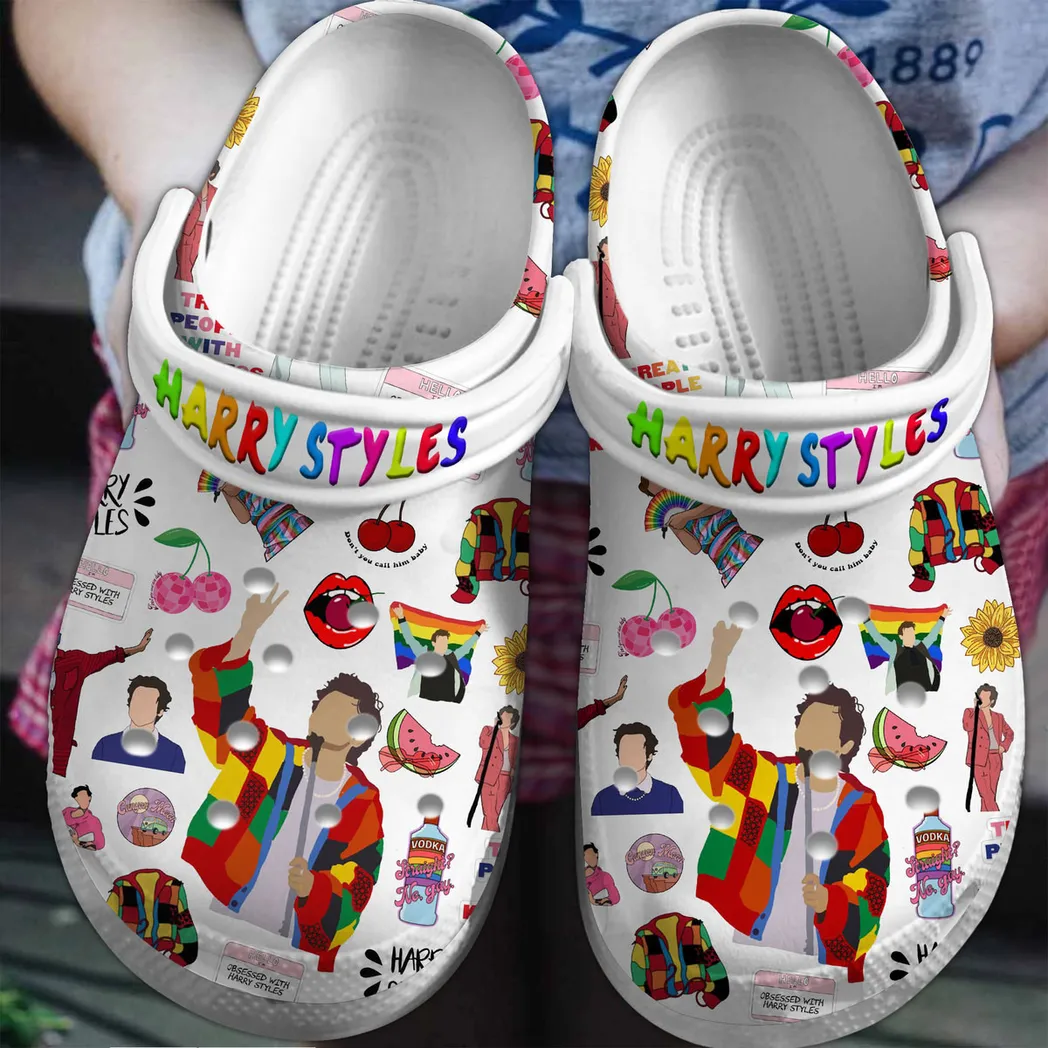 Harry Styles Music Crocs Clogs