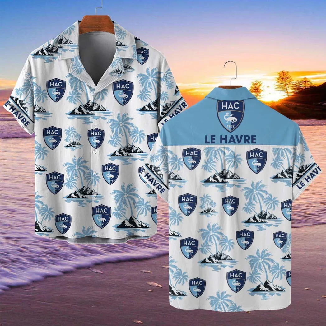 Havre Athletic Club Hawaiian Shirt Style Classic Oversized Hawaiian, Unisex Hawaiian Shirt