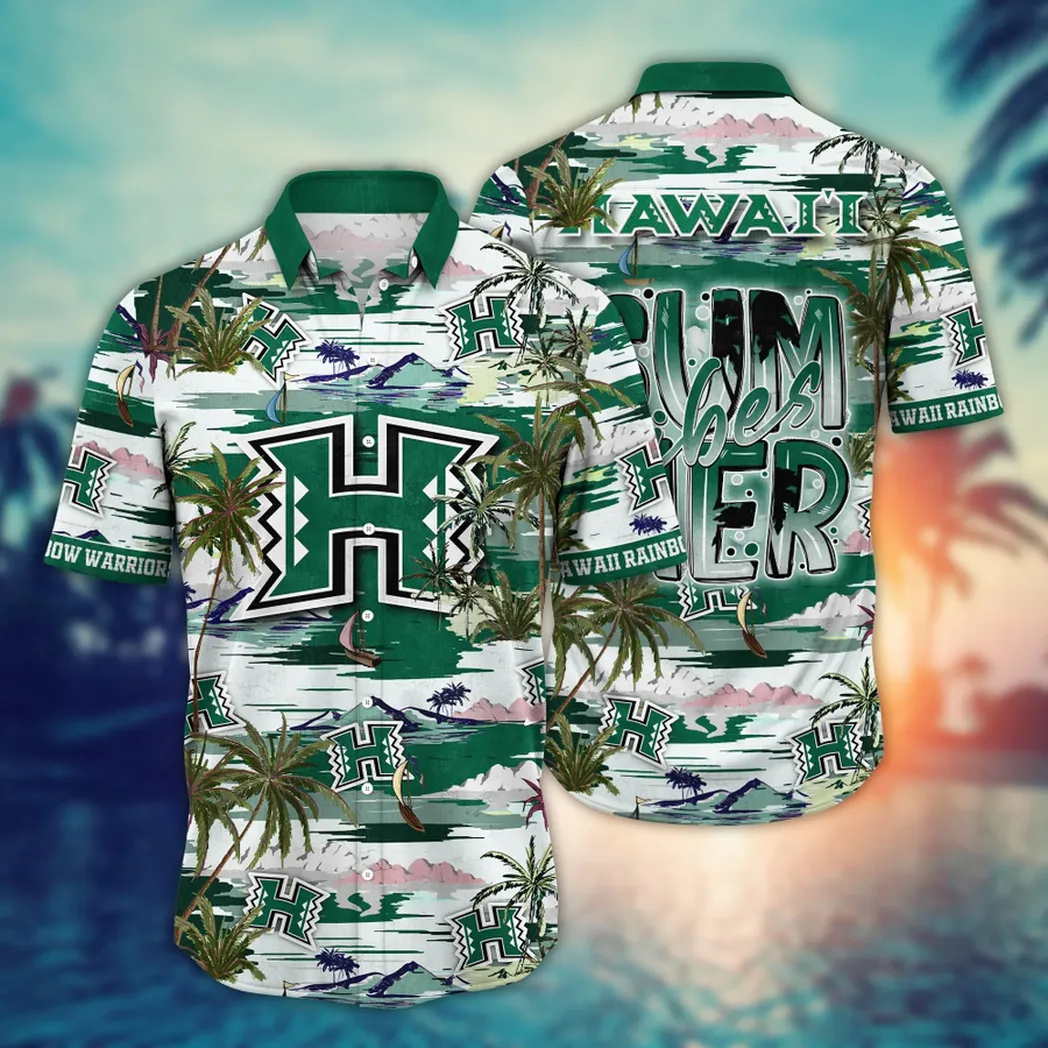 Hawaii Rainbow Warriors NCAA Flower Aloha Hawaiian Shirt, Summer Football Shirts VPHWA2451153977