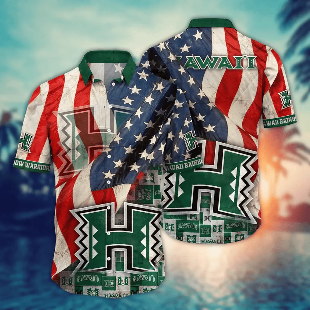 Hawaii Rainbow Warriors NCAA Flower Aloha Hawaiian Shirt, Summer Football Shirts VPHWA2451154122