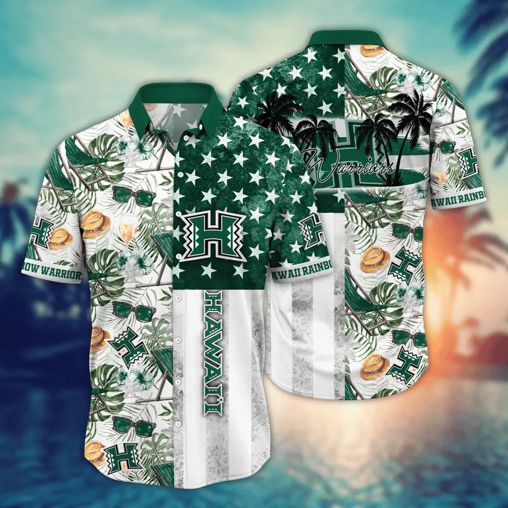 Hawaii Rainbow Warriors NCAA Flower Aloha Hawaiian Shirt, Summer Football Shirts VPHWA2451154233