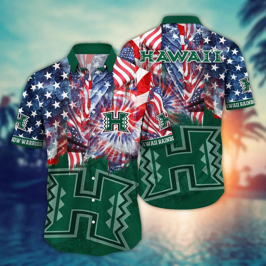 Hawaii Rainbow Warriors NCAA Flower Aloha Hawaiian Shirt, Summer Football Shirts VPHWA2451154300