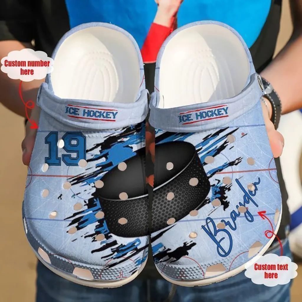 Hockey Personalized Lover Crocs Classic Clogs