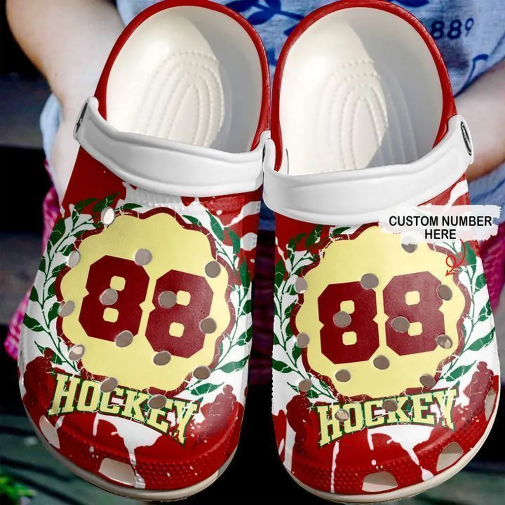 Hockey Personalized Passion Crocs Classic Clogs