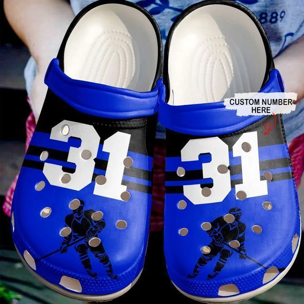 Hockey Personalized Simply Love Crocs Clog