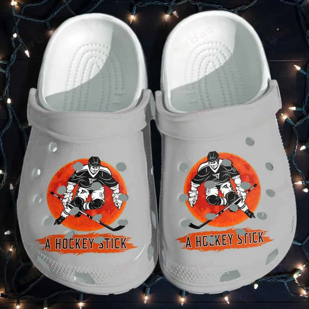 Hockey Stick Crocs Classic Clogs