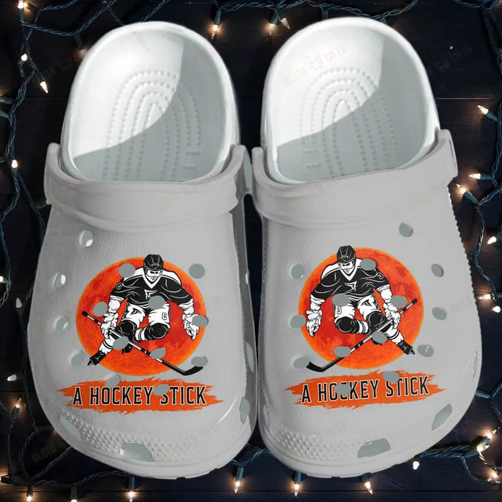 Hockey Stick Hockey Crocs Classic Clogs