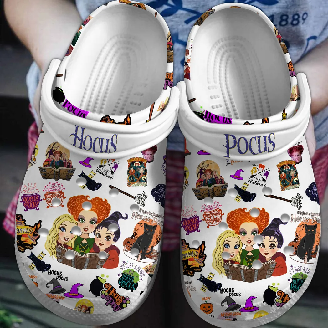 Hocus Pocus Movie Crocs Clogs