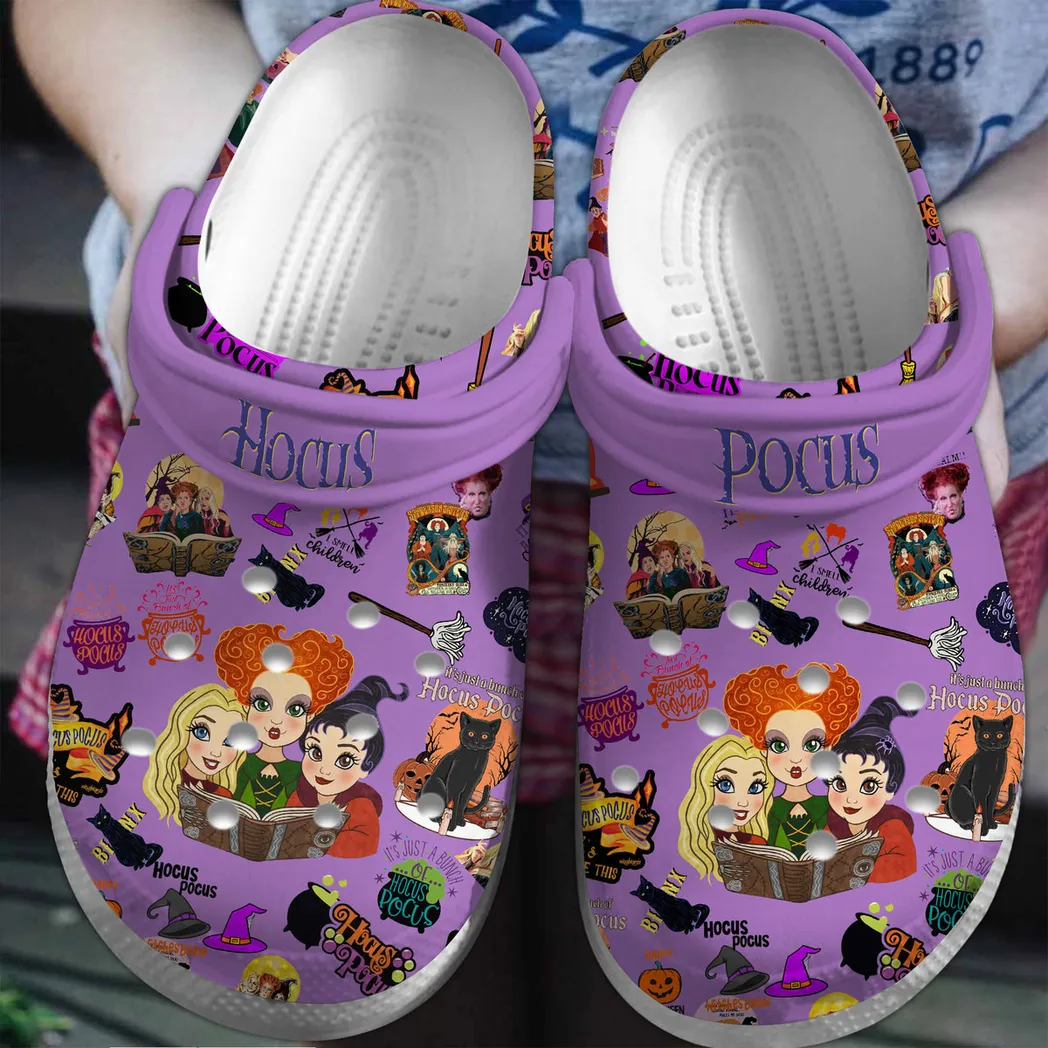 Hocus Pocus Movie Crocs Clogs