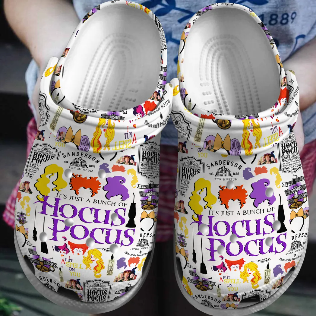 Hocus Pocus Music Crocs Clogs