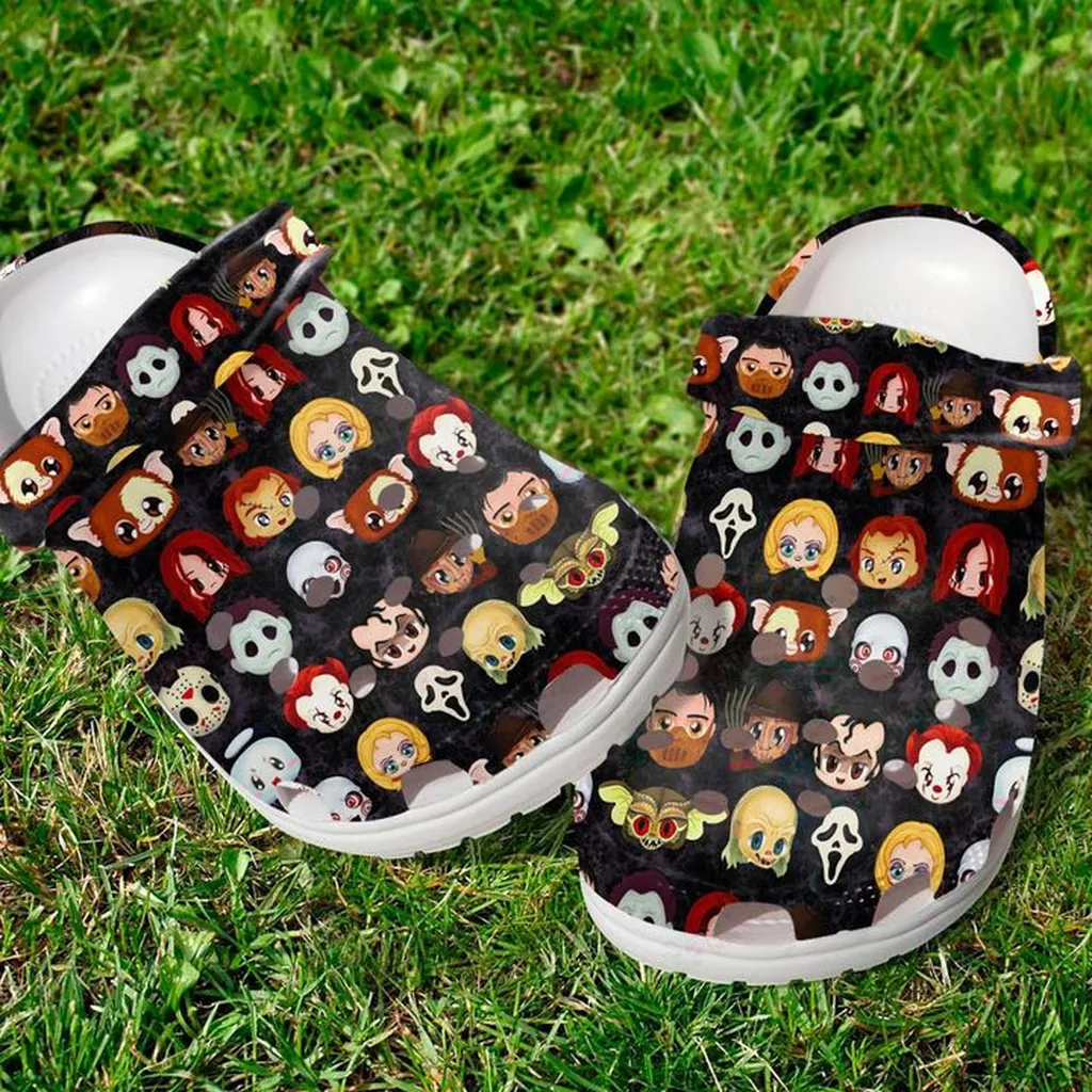 Horror Halloween Crocs, Personalized Crocs Classic Clogs