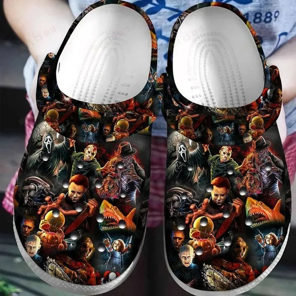 Horror Movies Halloween Classic Crocs Crocband Clogs