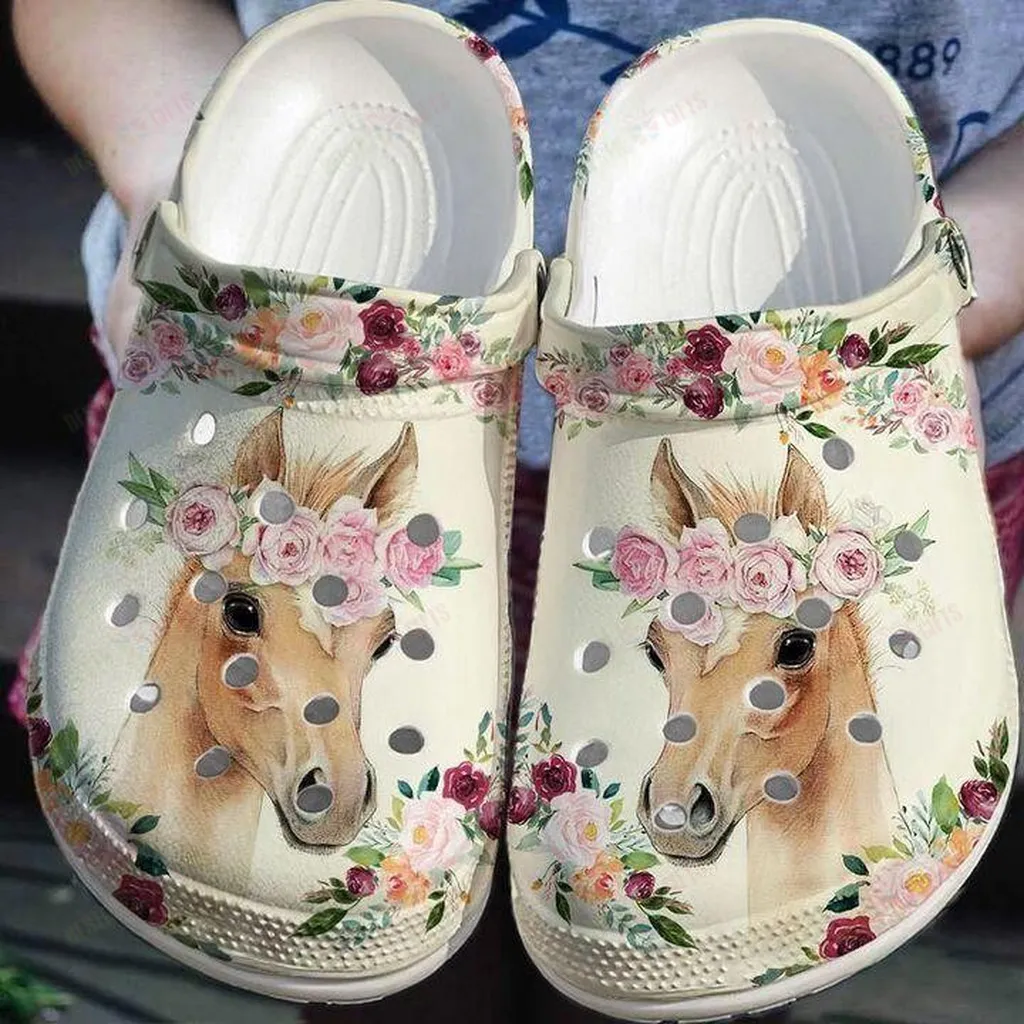 Horse Crocs Classic Clogs