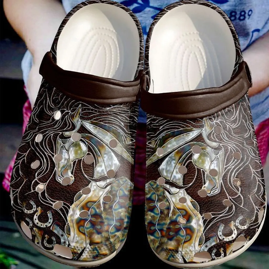 Horse Gorgeous Crocs Clog