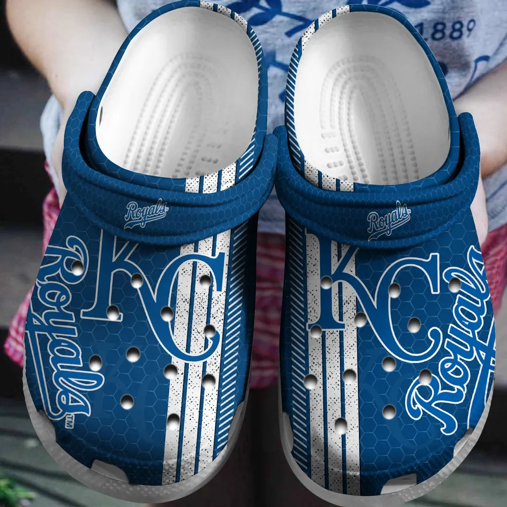 Hot Mlb Team Kansas City Royals Blue Crocs Clog