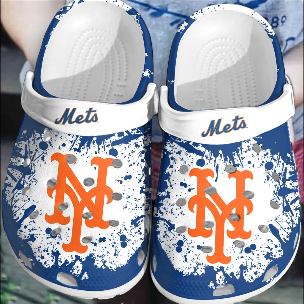 Hot Mlb Team New York Mets Crocs Clog