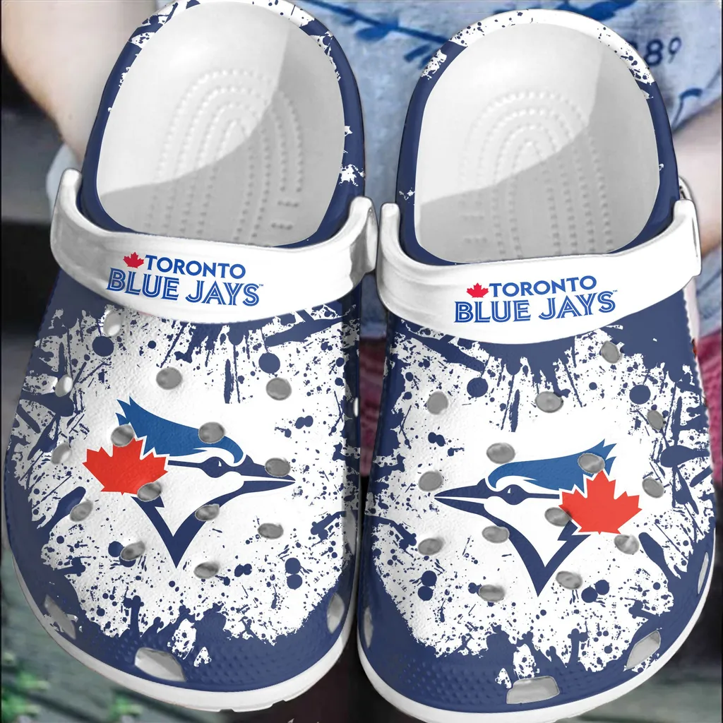 Hot Mlb Team Toronto Blue Jays White Crocs Clog