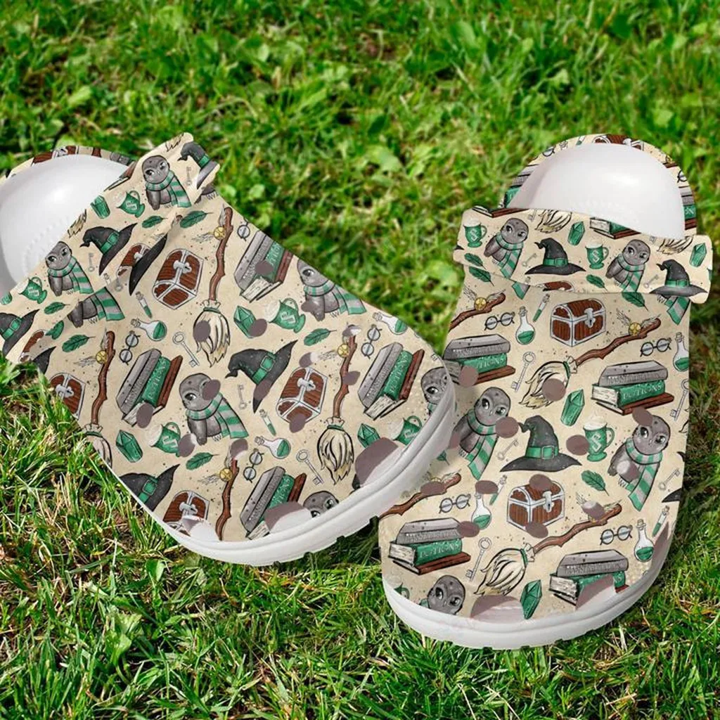 Hrpt Collection Pattern Crocs Classic Clogs