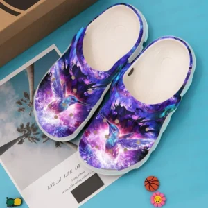 Hummingbird Galaxy Crocs Classic Clogs