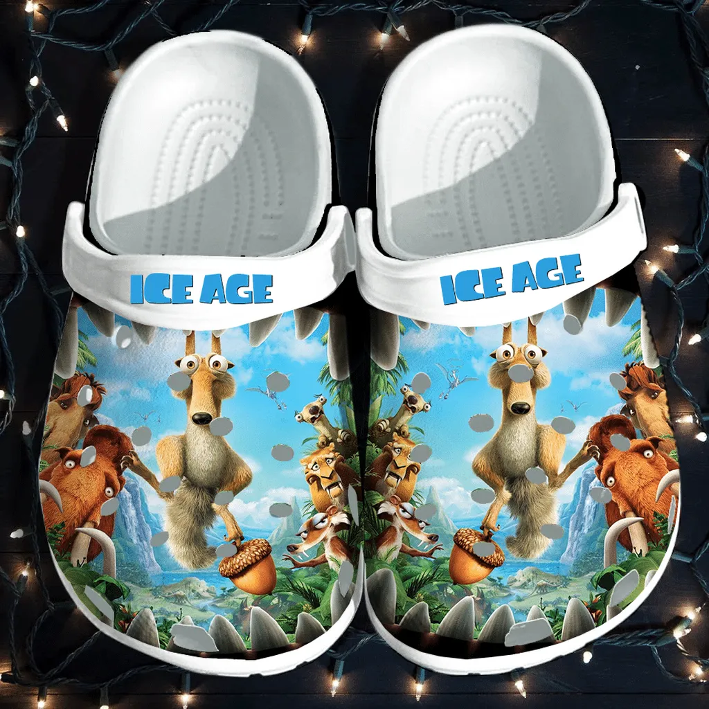 Ice Age For Men And Women Gift For Fan Classic Water Rubber Crocs Clog