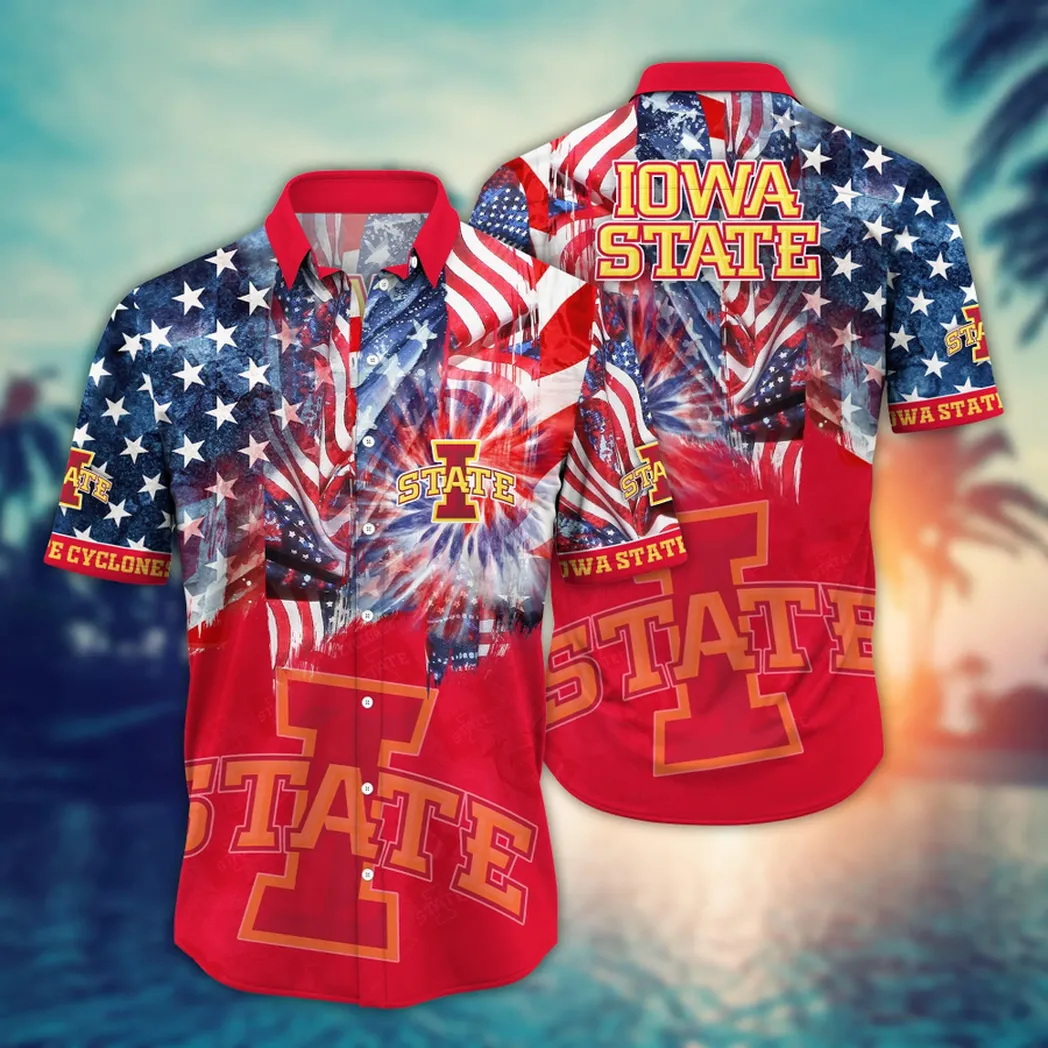 Iowa State Cyclones NCAA Flower Aloha Hawaiian Shirt, Summer Football Shirts VPHWA2451154113