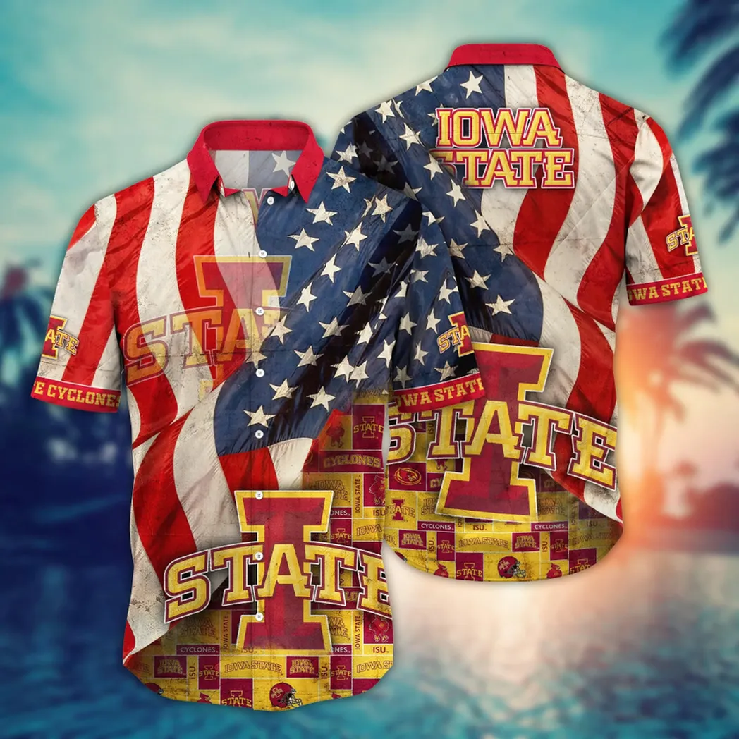 Iowa State Cyclones NCAA Flower Aloha Hawaiian Shirt, Summer Football Shirts VPHWA2451154185