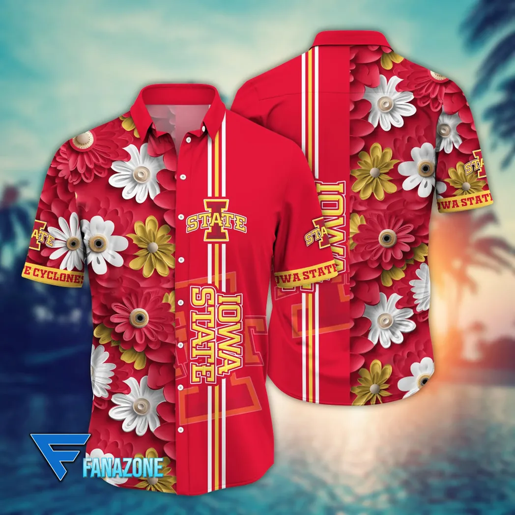 Iowa State Cyclones, Style Hot Trending Summer NCAA Flower Aloha Hawaiian Shirt, Summer Football Shirts VPHWA2451155185