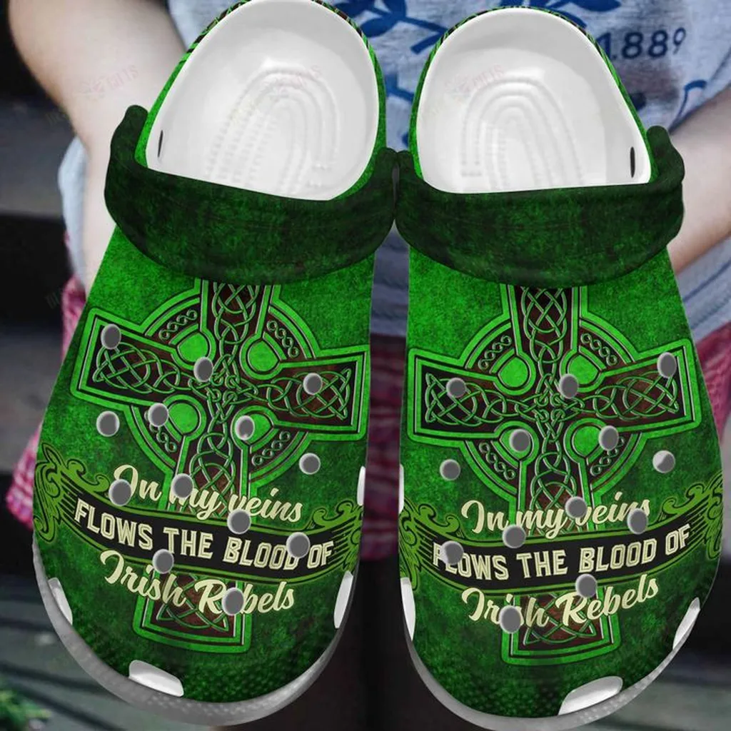 Irish In My Veins Crocs, Personalized Crocs Classic Clogs