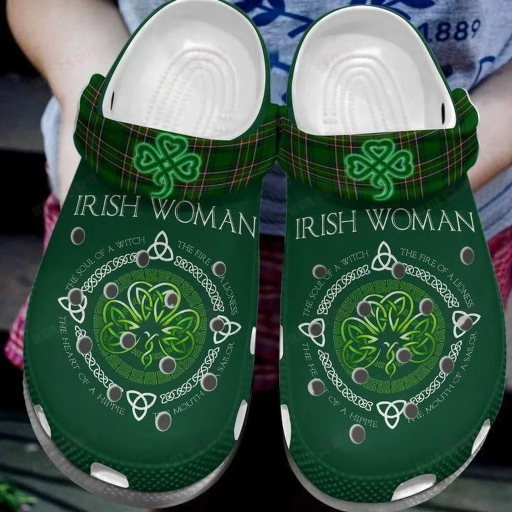 Irish Woman Crocs Classic Clogs