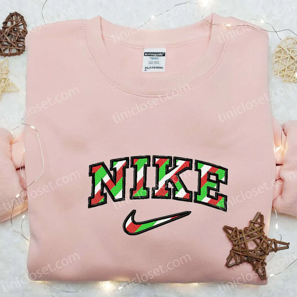 Italy x Nike Anime Embroidered Shirt, National Flag Embroidered Shirt, Nike Inspired Embroidered Shirt