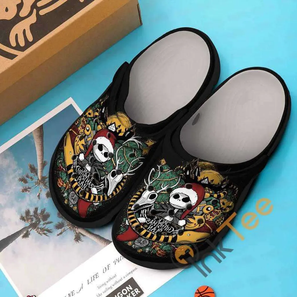 Jacks Christmas Plan Skellington The Nightmare Crocs Crocband Clogs