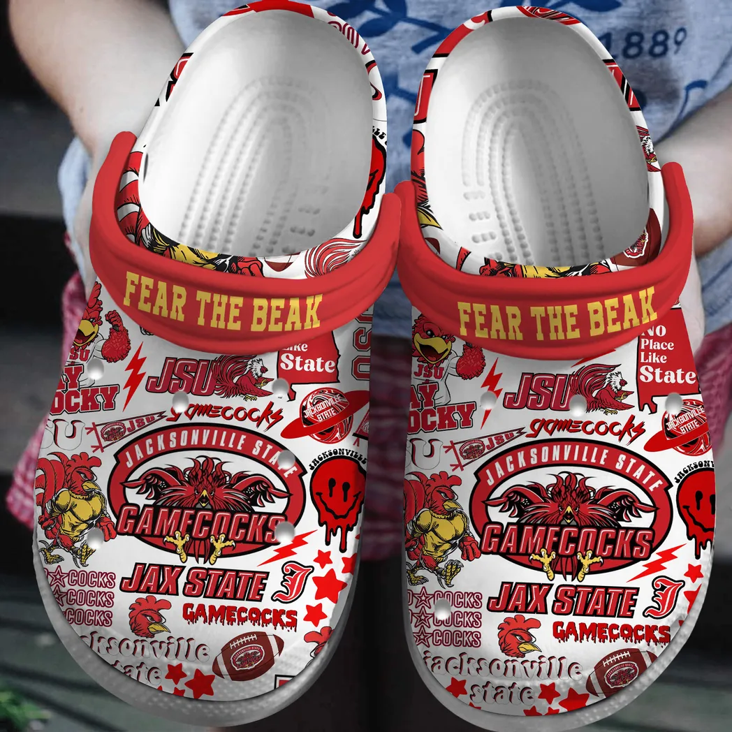 Jacksonville State Gamecocks NCAA Sport Crocs Clogs