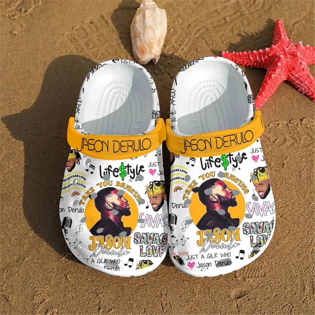 Jason Derulo Music Crocs Clogs