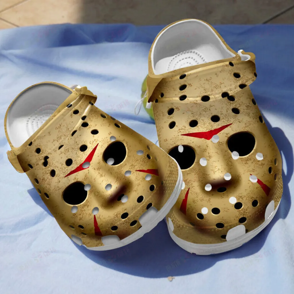 Jason Mask Crocs Classic Clogs