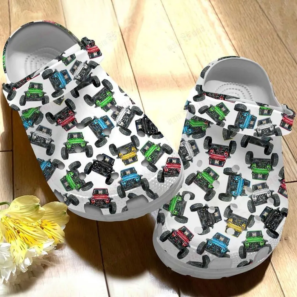 Jeep Art Crocs Classic Clogs