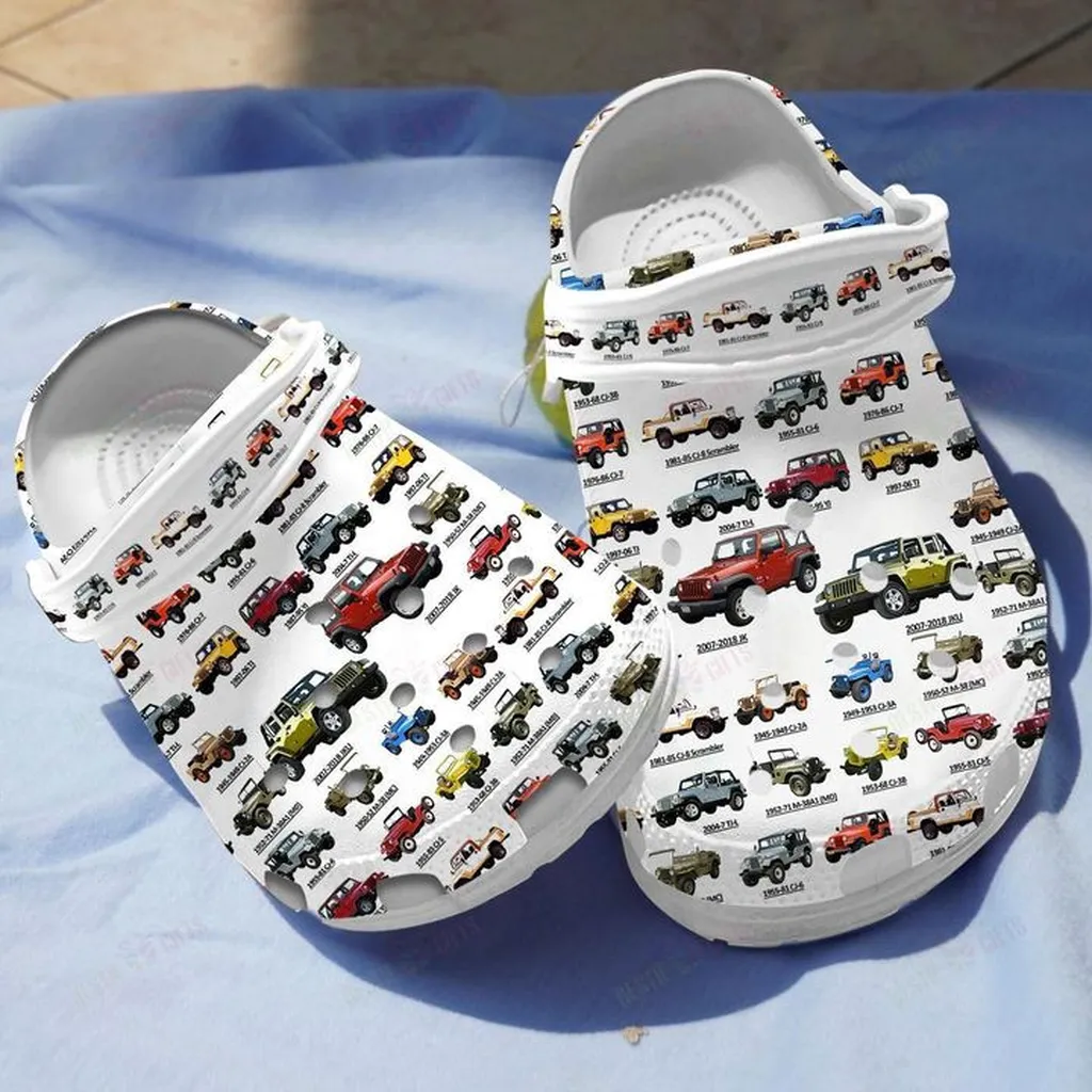 Jeep Collection Crocs, Personalized Crocs Classic Clogs