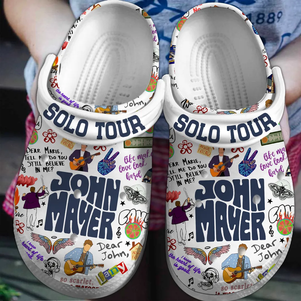 John Mayer Music Crocs Clogs