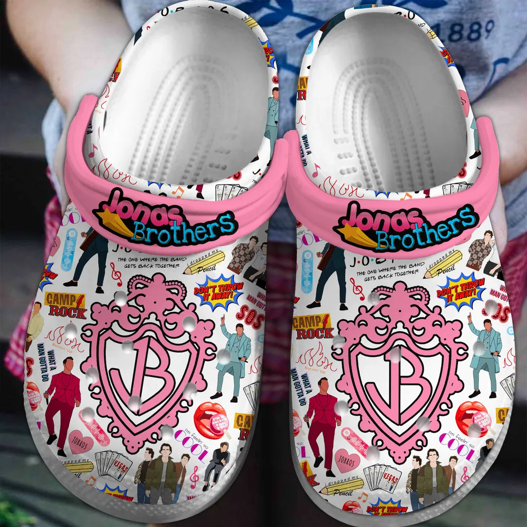 Jonas Brothers Music Crocs Clogs