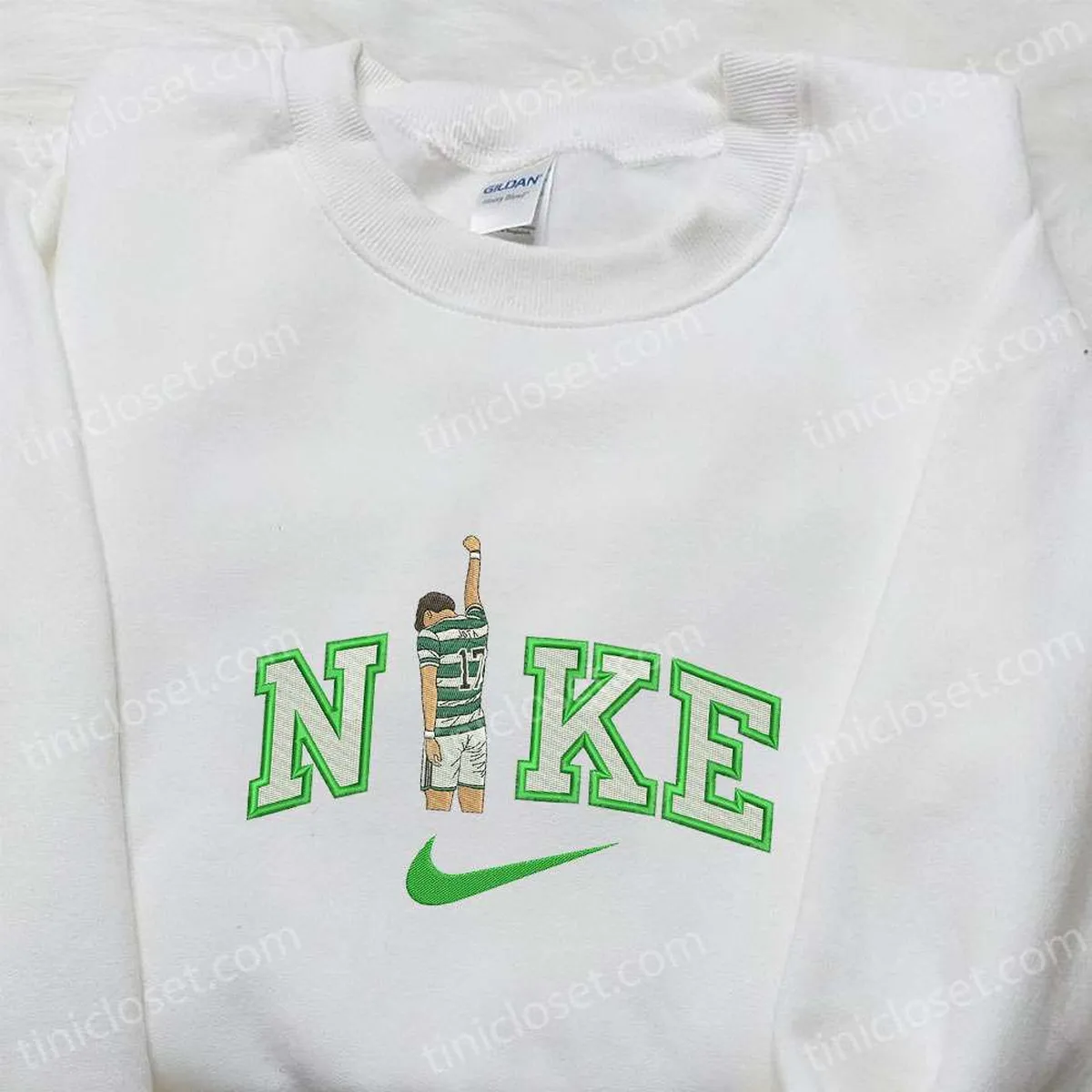 Jota 17 x Nike Embroidered Tshirt, Nike Inspired Embroidered Shirt, Best Gift for Him