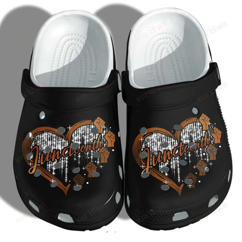 Juneteenth Crocs, Personalized Crocs Classic Clogs