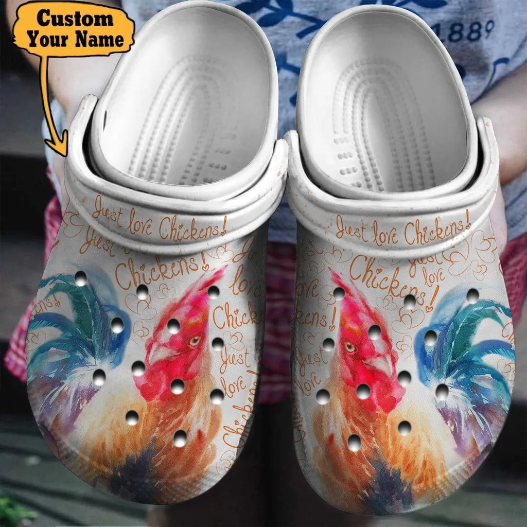 Just Love Chickens Clogs