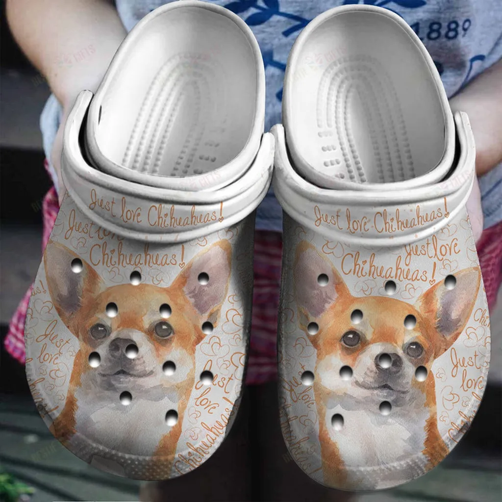 Just Love Chihuahuas Crocs Classic Clogs