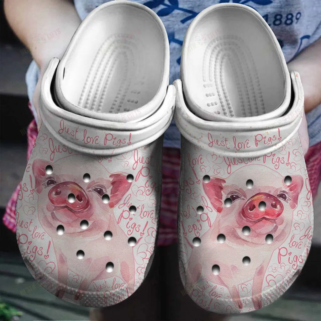 Just Love Pigs Crocs Classic Clogs