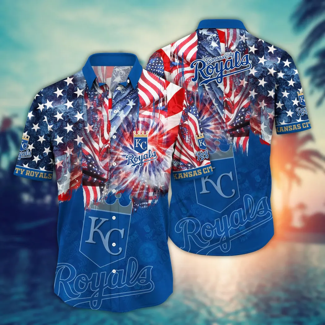 Kansas City Royals MLB Flower Aloha Hawaiian Shirt, Summer Football Shirts VPHWA2451152682