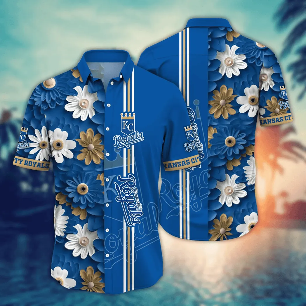 Kansas City Royals MLB Flower Aloha Hawaiian Shirt, Summer Football Shirts VPHWA2451154734