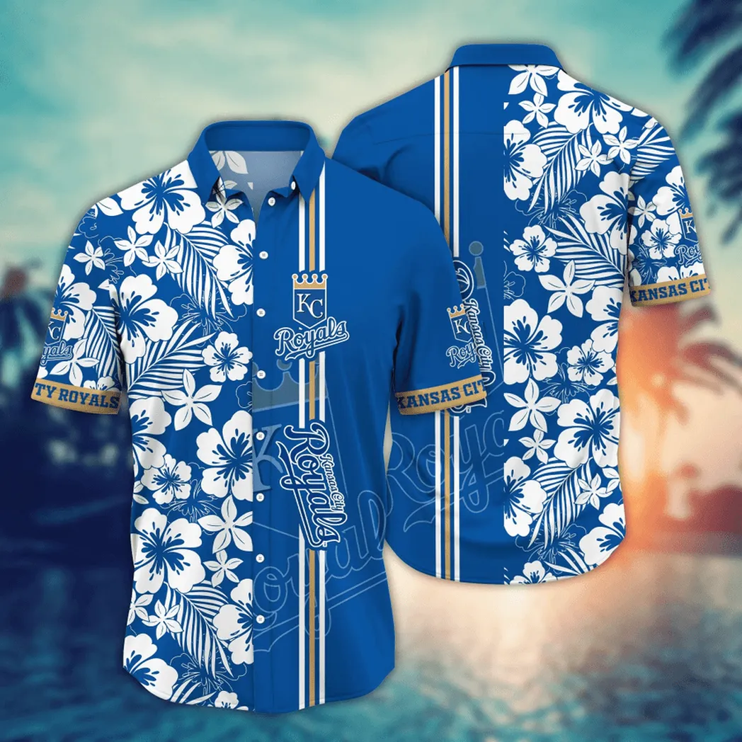 Kansas City Royals MLB Flower Aloha Hawaiian Shirt, Summer Football Shirts VPHWA2451154798