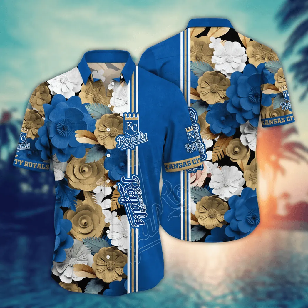 Kansas City Royals MLB Flower Aloha Hawaiian Shirt, Summer Football Shirts VPHWA2451154923