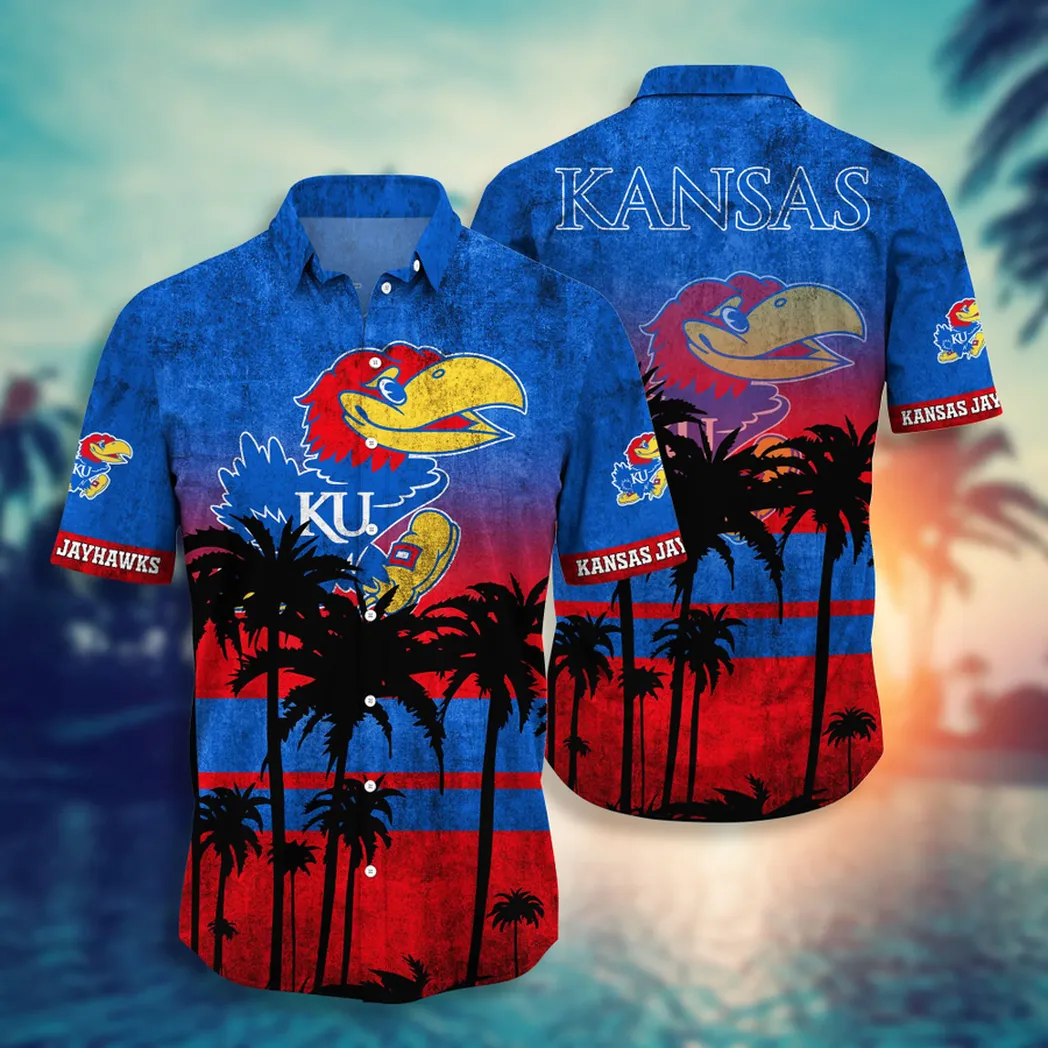 Kansas Jayhawks Aloha Hawaiian Shirt, Style Hot Trending Summer VPHWA2451153797